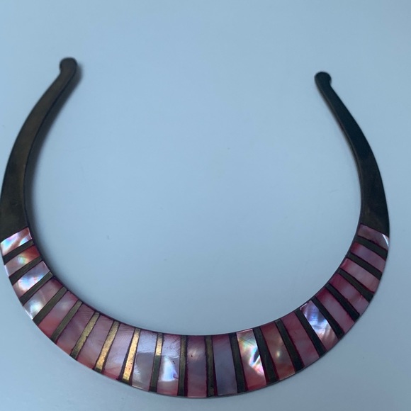 💖 SALE TODAY ONLY Vintage mother of pearl choker - Picture 8 of 8